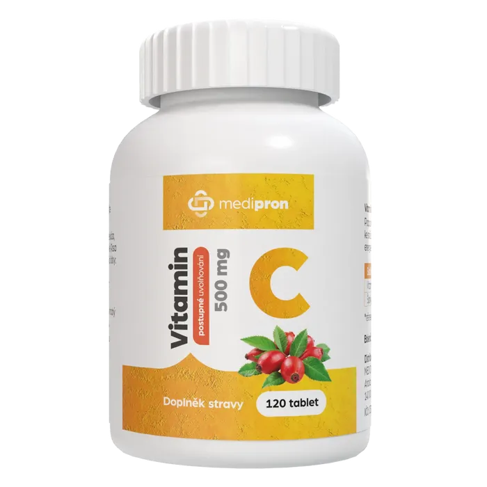 medipron Vitamin C 500 mg se šípky 120 tablet
